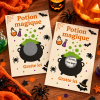 Carte à gratter Halloween potion magique Tendance Cadeau - 1