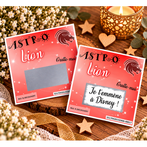 Carte à gratter ASTRO+ personnalisée – Annonce grossesse ou événement unique Tendance Cadeau - 6