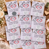 Jeu des 12 mois gris et violet – 24 cartes à gratter pour animation de mariage Tendance Cadeau - 3