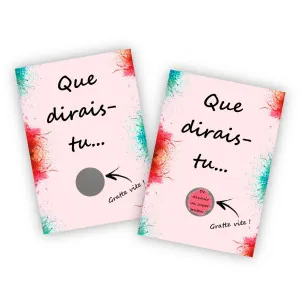 Carte à gratter personnalisée – "Tu vas être tonton" pour une annonce de grossesse originale Tendance Cadeau - 1