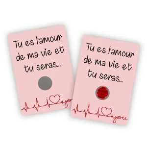 Carte à gratter personnalisée – "Tu vas être papa" pour une annonce de grossesse originale Tendance Cadeau - 1