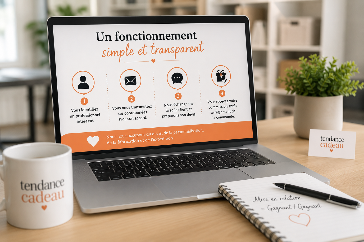 Mise en relation avec un client professionnel