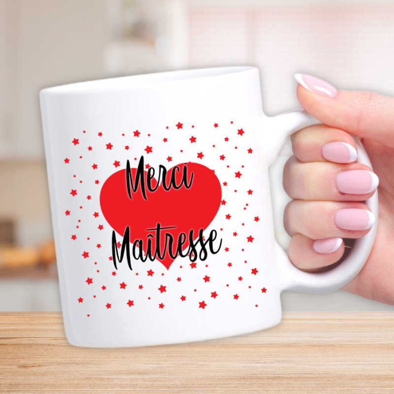 Mug maîtresse personnalisé : le cadeau idéal pour fin d'année