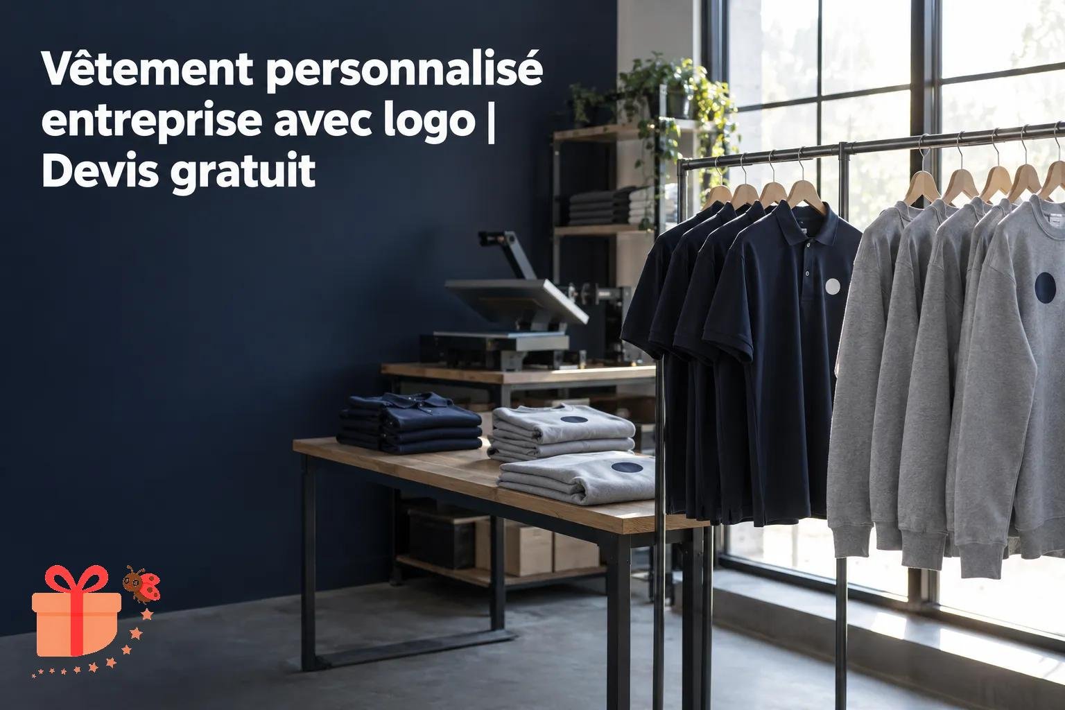 Vêtement personnalisé entreprise avec logo | Devis gratuit